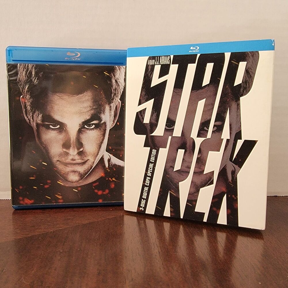 BLU-RAY J.J. Abrams Star Trek 3-Disc Special Edition w/ outter sleeve
